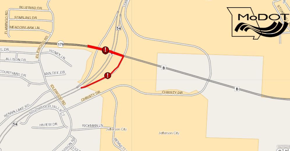 Jefferson City woman dies after crash on Route 179 overpass